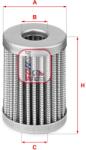 SOFIMA Filtru combustibil SOFIMA S 6005 G (S 6005 G) - fixbox