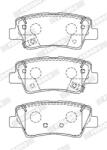 FERODO Set placute frana FERODO FDB5041 (FDB5041)