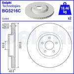 DELPHI Disc frana DELPHI BG5216C (BG5216C) - fixbox