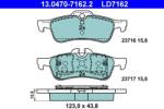 ATE Set placute frana ATE 13.0470-7162.2 (13.0470-7162.2)