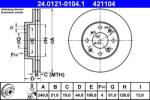 ATE Disc frana fata Honda Civic V, Civic VI ATE 24.0121-0104.1 (24.0121-0104.1)