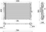 MAHLE Radiator, racire motor MAHLE CR 2710 000P (CR 2710 000P)
