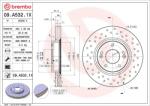 BREMBO Disc frana BREMBO 09. A532.1X (09.A532.1X)