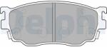 DELPHI Set placute frana DELPHI LP1527 (LP1527)
