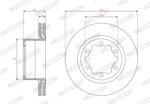 FERODO Disc frana FERODO DDF3106C-1 (DDF3106C-1)