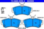ATE Set placute frana ATE 13.0460-2959.2 (13.0460-2959.2)