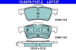 ATE Set placute frana ATE 13.0470-7137.2 (13.0470-7137.2)