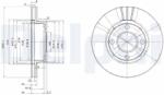DELPHI Disc frana DELPHI BG2668 (BG2668) - fixbox
