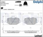 DELPHI Set placute frana DELPHI LP3841 (LP3841)