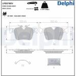 DELPHI Set placute frana DELPHI LP5078EV (LP5078EV)