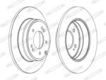 FERODO Disc frana FERODO DDF1787C (DDF1787C)