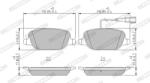 FERODO Set placute frana FERODO FDB4337 (FDB4337)