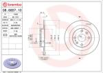 BREMBO Disc frana BREMBO 08.6857. 10 (08.6857.10)