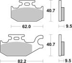 BREMBO Set placute frana BREMBO 07GR49SD (07GR49SD)