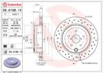 BREMBO Disc frana BREMBO 09. A198.1X (09.A198.1X)