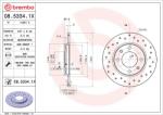 BREMBO Disc frana BREMBO 08.5334. 1X (08.5334.1X)
