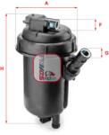 SOFIMA Filtru combustibil SOFIMA S 5152 GC (S 5152 GC) - fixbox