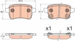 TRW Set placute frana TRW GDB2032 (GDB2032)