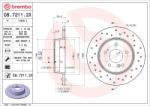 BREMBO Disc frana BREMBO 08.7211. 2X (08.7211.2X)