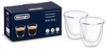 DELONGHI Set 2 pahare DeLonghi Espresso DLSC310 2x90ml Sticla termorezistenta, Transparente (DLSC310) Pahar