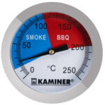 Kaminer Termometru pentru gratar Smoke & BBQ PK006, Kaminer, otel, 0-250 grade Celsius