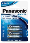 Panasonic Elem, AAA mikro, 4 db, PANASONIC "Evolta (LR03EGE-4BP/LR03EGE/4BP) - kreativjatek