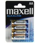 Maxell LR6 AA elem, alkáli, ceruza, 1, 5V, 4 db/csomag (Maxell LR6) - kontaktor