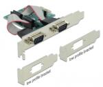 Delock PCI Express Kártya > 2 x RS-232 soros csatlakozó (90007) - innotechshop