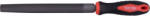 Extol Premium fémreszelő 200mm félkerek, T12 acél, vágat 2, finom, TPR gumis műanyag nyél (8803602) (8803602)