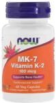 NOW MK-7 Vitamina K-2 100 mcg 60 comprimate