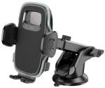 hoco. h15 autós tartó (tapadókorongos, műszerfalra, szélvédőre, 360°, állítható kar, 4.5-7" méret) fekete (H15)