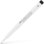 Faber-Castell Pitt Artist Pen filc, Ecset hegy, Fehér (FC167401)