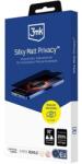 3mk Protection silky matt privacy képernyővédő fólia, matt, tükröződésmentes, tokbarát, betekintés védelem, átlátszó, kompatibilis: Apple iPhone 16e (GP-167418)