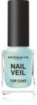 Dermacol Nail Veil lac de unghii/parte sus strălucitor culoare Sparkling Ocean 11 ml