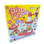Man Yuk Toys Fagylaltozó gyurmaszett kastély formájú gyurmanyomóval (736B-3) (736B-3)