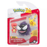 Jazwares Pokémon: 3 db-os figura csomag - Magby, Pikachu, Gastly (PKW4082) - aqua