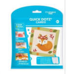 Diamond Dotz Dotzies: Erdei róka képkészítő szett - 13 x 13 cm (DTZ5.014) - aqua