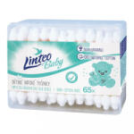 Linteo Papír fültisztító pálcika 100% natural Linteo 65 db dobozban