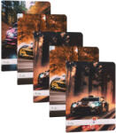 Herlitz Set 5 x Caiet dictando Herlitz A4, 60 file, 70g/mp, colturi rotunjite, Motiv Race Cars (9497620)