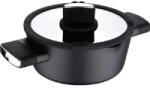 Bergner Ion Plus lábas fedővel 24 cm, 5, 5L fekete (BG-35911)