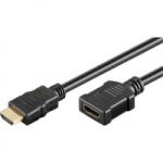 Goobay HDMI 2.0 -> HDMI 2.0 M/F video kábel hosszabbító 5m fekete (61313)