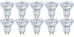OSRAM Reflektoros LED Izzó Készlet, Gu10, A+, 4, 3 W = 50 W, Melegfehér, Ø 51 X 55 mm, 10 db, Osram