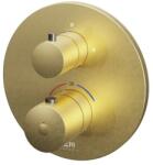 emporia Rio termosztátos falsík alatti kád/zuhany csaptelep, 3-funkciós, szálcsiszolt arany 01043GN (01043GN)