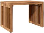 vidaXL Странична масичка за градина Кафяво 50 x 32, 5 x 35 см (42006353)