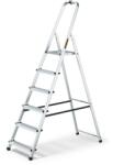 IRIS TOOLS HL-600-6S 6 (5+1) lépcsős alumínium létra, összecsukható, 125 kg teherbírás (HL-600-6S) - pcx