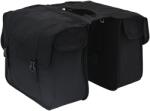 vidaXL Чанта за велосипед Черно 40 x 18, 5 x 35 см Полиестер (42008100)