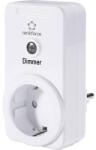 Renkforce Vezeték Nélküli Beltéri Konnektoros Vevő, Dimmer, 1 Csatornás, Max. 300W, Max. 150M, Fehér, Renkforce Rs2W - fizz