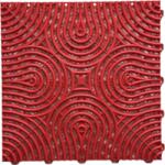 SwissDeck Műhelypadló - SwissDeck RibDeck Infinity 33, 3x33, 3cm Pearl Racing Red (RDI-PRR)
