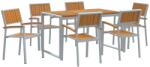 vidaXL Комплект за хранене в градината 7 бр. Сив (3284368)