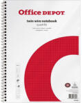 Office Depot A4+ lefűzhető kockás spirálfüzet (3698652D) - haztartasibolt
